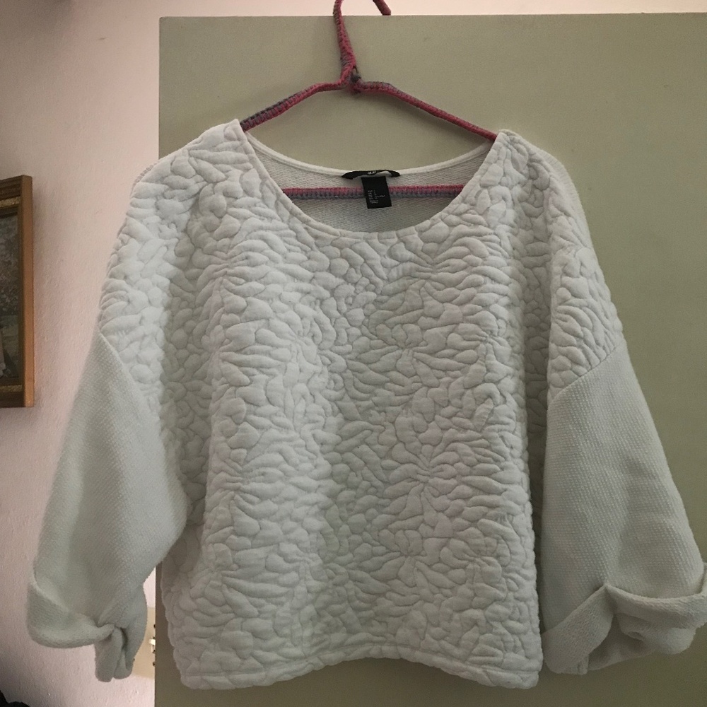 White cropped shirt by H&M